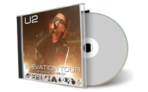 Artwork Cover of U2 2001-04-26 CD Anaheim Audience