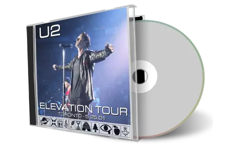 Artwork Cover of U2 2001-05-25 CD Toronto Soundboard
