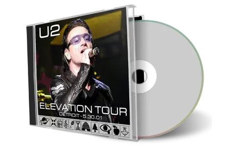 Artwork Cover of U2 2001-05-30 CD Detroit Audience