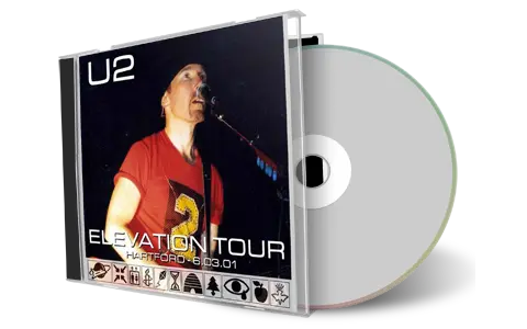 Artwork Cover of U2 2001-06-03 CD Hartford Audience