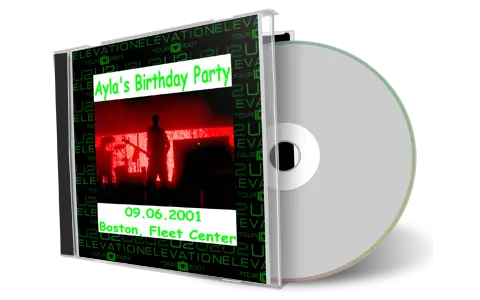 Artwork Cover of U2 2001-06-09 CD Boston Audience