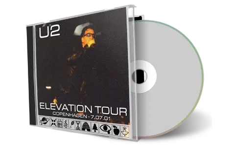 Artwork Cover of U2 2001-07-07 CD Copenhagen Audience