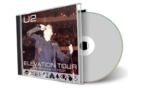 Artwork Cover of U2 2001-07-10 CD Stockholm Audience