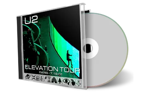 Artwork Cover of U2 2001-07-18 CD Paris Audience
