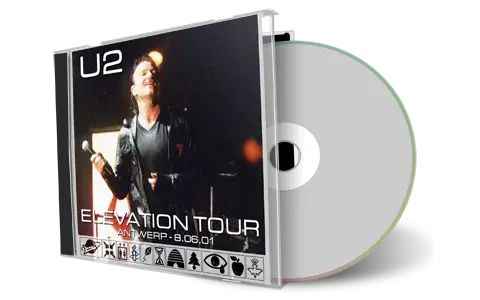 Artwork Cover of U2 2001-08-06 CD Antwerp Audience