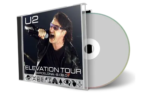 Artwork Cover of U2 2001-08-08 CD Barcelona Audience