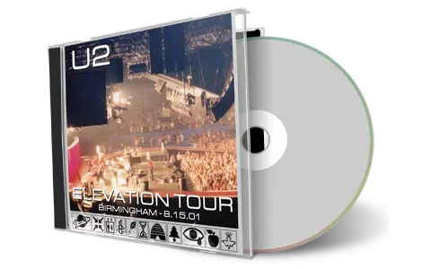 Artwork Cover of U2 2001-08-15 CD Birmingham Audience