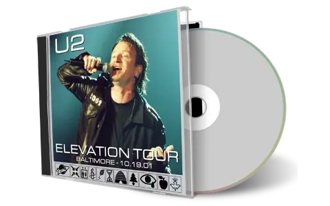 Artwork Cover of U2 2001-10-19 CD Baltimore Audience