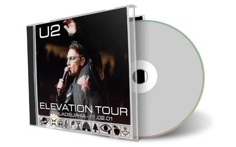 Artwork Cover of U2 2001-11-02 CD Philadelphia Audience