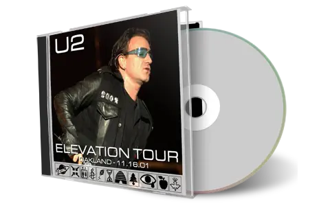 Artwork Cover of U2 2001-11-16 CD Oakland Audience