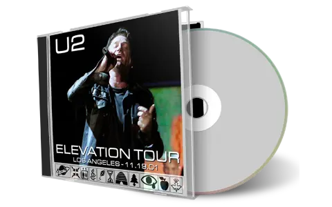 Artwork Cover of U2 2001-11-19 CD Los Angeles Audience
