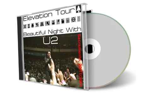 Artwork Cover of U2 2001-11-20 CD Sacramento Audience