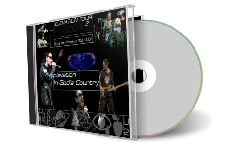 Artwork Cover of U2 2001-11-23 CD Phoenix Soundboard