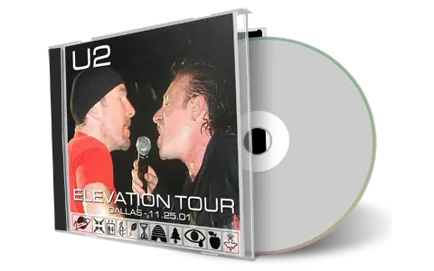 Artwork Cover of U2 2001-11-25 CD Dallas Audience