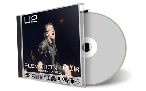 Artwork Cover of U2 2001-12-02 CD Miami Audience