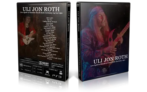 Artwork Cover of Uli Jon Roth 1991-04-25 DVD Cologne Proshot