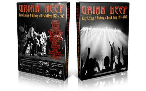Artwork Cover of Uriah Heep Compilation DVD A History of Uriah Heep 1978-1985 Proshot
