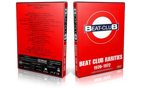 Artwork Cover of Various Artists Compilation DVD Beat Club Rarities 1970-1972 Proshot
