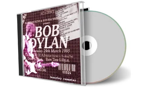 Artwork Cover of Bob Dylan 1995-03-29 CD London Audience