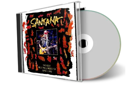 Artwork Cover of Carlos Santana 1992-06-11 CD West Hollywood Soundboard