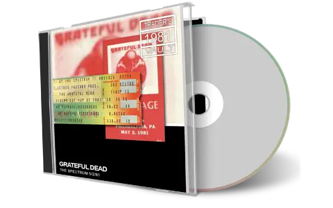 Artwork Cover of Grateful Dead 1981-05-02 CD Philadelphia Soundboard