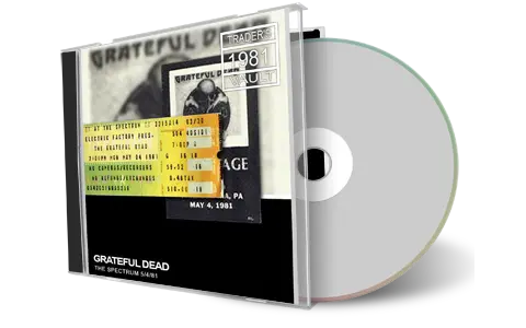 Artwork Cover of Grateful Dead 1981-05-04 CD Philadelphia Soundboard