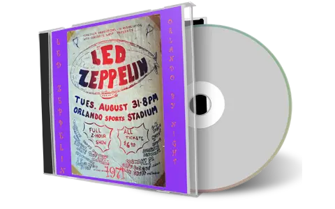 Artwork Cover of Led Zeppelin 1971-08-31 CD Orlando Soundboard
