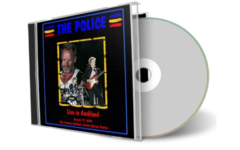 Artwork Cover of The Police 2008-01-19 CD Auckland Audience