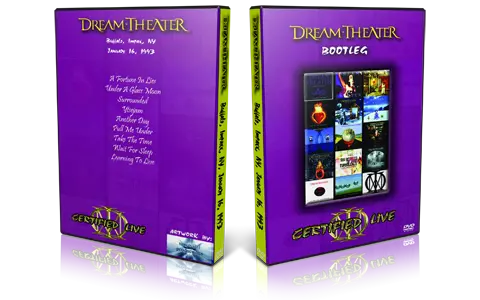 Artwork Cover of Dream Theater 1993-01-16 DVD Buffalo Audience