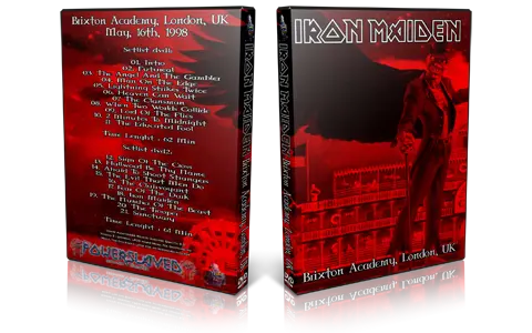 Artwork Cover of Iron Maiden 1998-05-16 DVD London Audience