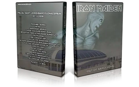 Artwork Cover of Iron Maiden 2006-11-30 DVD Barcelona Audience