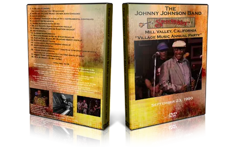Artwork Cover of Johnny Johnson Band 1990-09-23 DVD Mill Valley Proshot