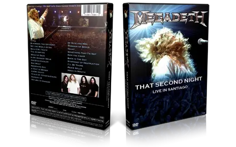 Artwork Cover of Megadeth 2005-10-06 DVD Santiago Audience