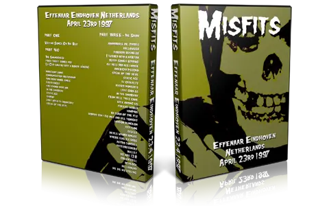 Artwork Cover of Misfits 1997-04-23 DVD Eindhoven Audience