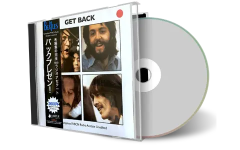 Artwork Cover of The Beatles Compilation CD Get Back Broadcasts Soundboard