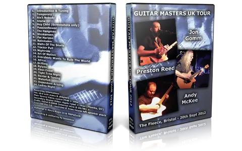 Artwork Cover of Various Artists Compilation DVD Guitar Masters 2012 Audience