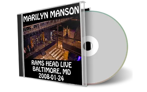 Artwork Cover of Marilyn Manson 2008-01-24 CD Baltimore Audience