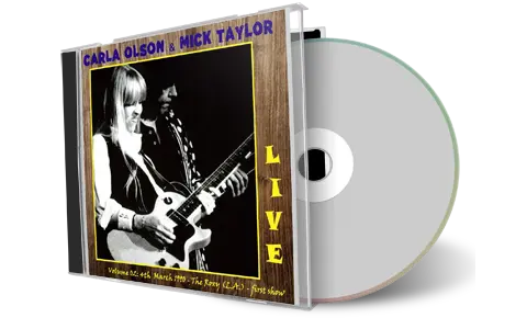Artwork Cover of Mick Taylor And Carla Olson 1990-03-04 CD Los Angeles Audience