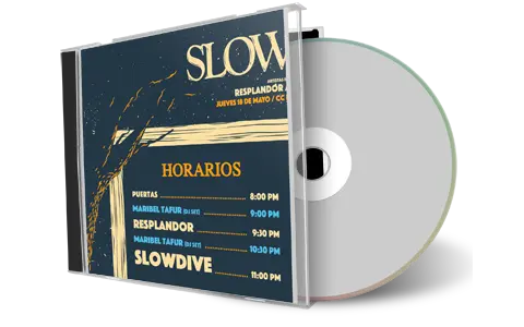 Artwork Cover of Slowdive 2017-05-18 CD Lima Audience