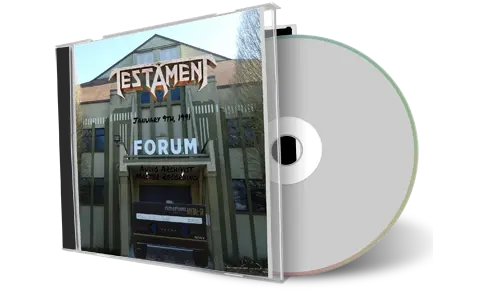 Artwork Cover of Testament 1991-01-09 CD Vancouver Audience