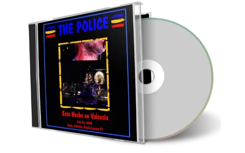 Artwork Cover of The Police 2008-07-02 CD Valencia Audience