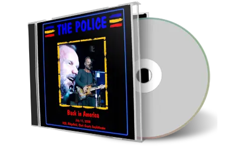 Artwork Cover of The Police 2008-07-11 CD Ridgefield Audience