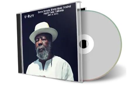 Artwork Cover of U-Roy 2003-06-21 CD Sierra Nevada World Music Festival Soundboard