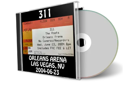Artwork Cover of 311 2004-06-23 CD Las Vegas Audience