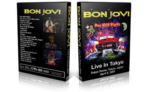 Artwork Cover of Bon Jovi 2001-04-05 DVD Tokyo Audience