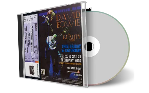 Artwork Cover of David Bowie 2004-02-21 CD Sydney Audience