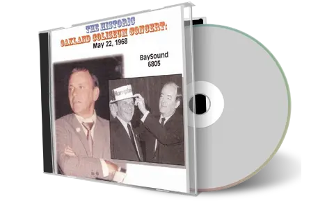 Artwork Cover of Frank Sinatra 1968-05-22 CD Oakland Soundboard