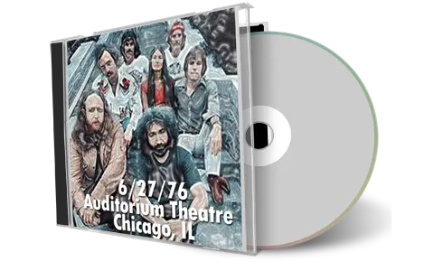 Artwork Cover of Grateful Dead 1976-06-27 CD Chicago Soundboard