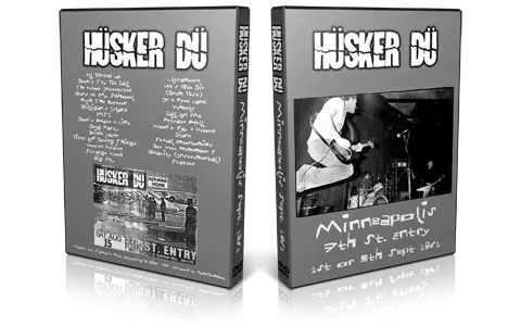 Artwork Cover of Husker Du 1981-09-05 DVD Minneapolis Proshot