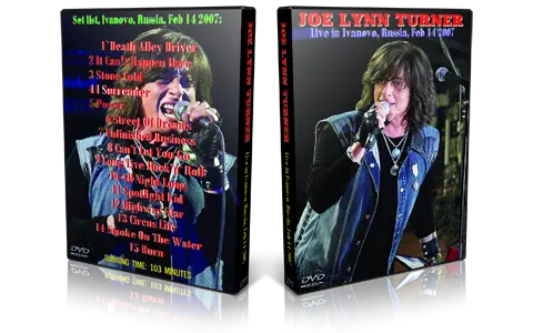 Artwork Cover of Joe Lynn Turner 2007-02-14 DVD Ivanovo Proshot
